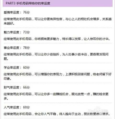 手机吉凶测试，手机号码后四位相加求和插图