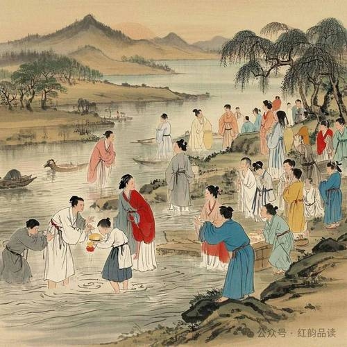 上巳节风俗,祓禊宴饮踏青游插图 上巳节风俗,祓禊宴饮踏青游插图