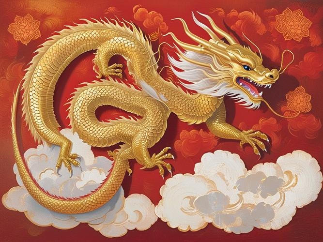 生肖龙，智慧与成就之象插图