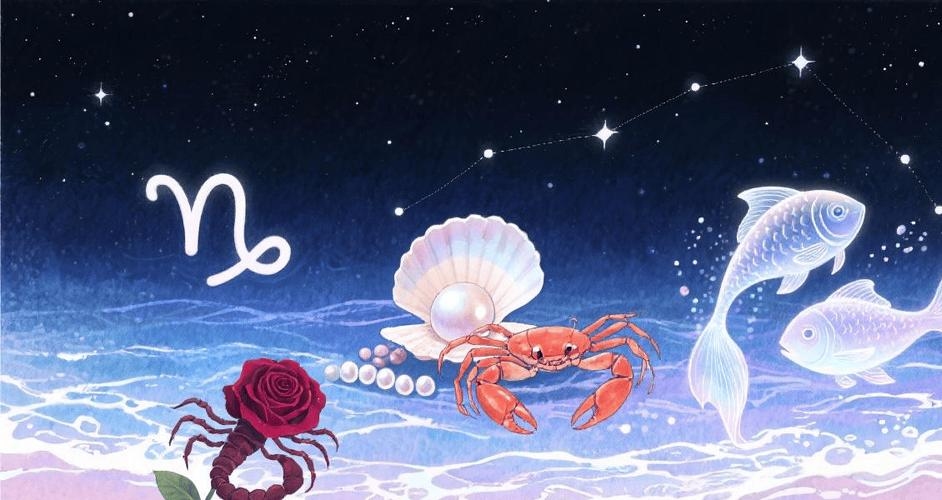 双鱼女与巨蟹男，两性交汇中的美好与浪漫插图