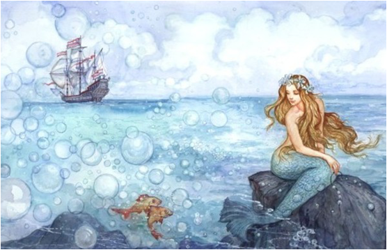 双鱼座女子的梦幻与温柔，水之精灵的细腻世界插图