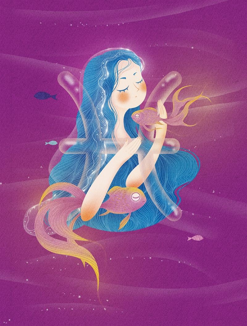 双鱼座，梦幻与现实的温柔交织插图