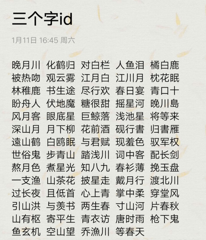 三字网名，个性与文化的微妙交织插图