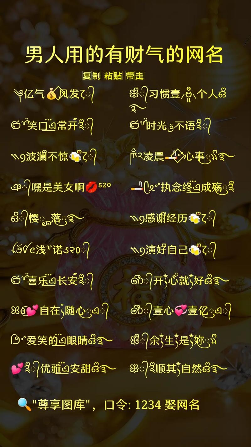 四字网名，华星凝辉，财富之光插图