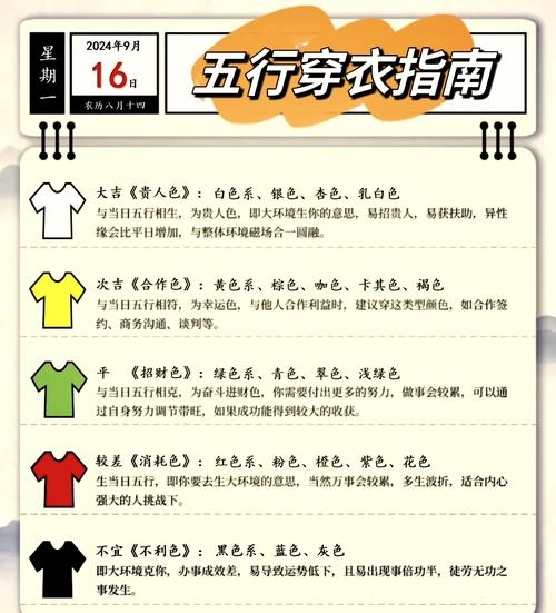五行穿衣指南，2021年9月3日，你的色彩运势由你掌控插图