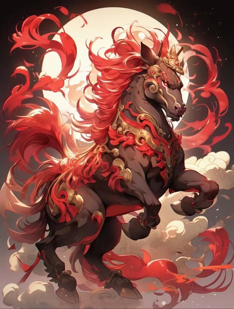 厉兵秣马，战马奔腾——揭秘十二生肖中的马插图