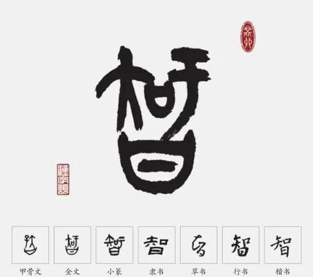 智的部首，探索汉字心的智慧与哲学插图