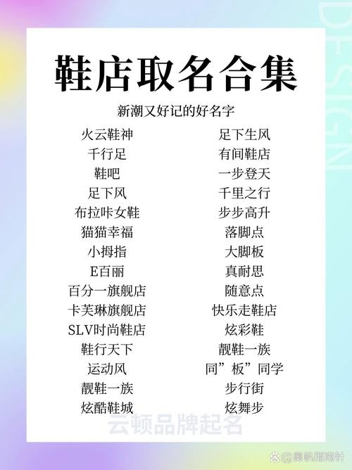 鞋店名大全，解锁品牌魅力与经营密码插图