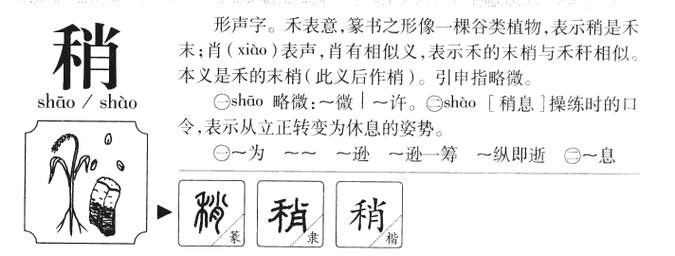 稍的拼音，探寻汉字中的微妙与韵律插图