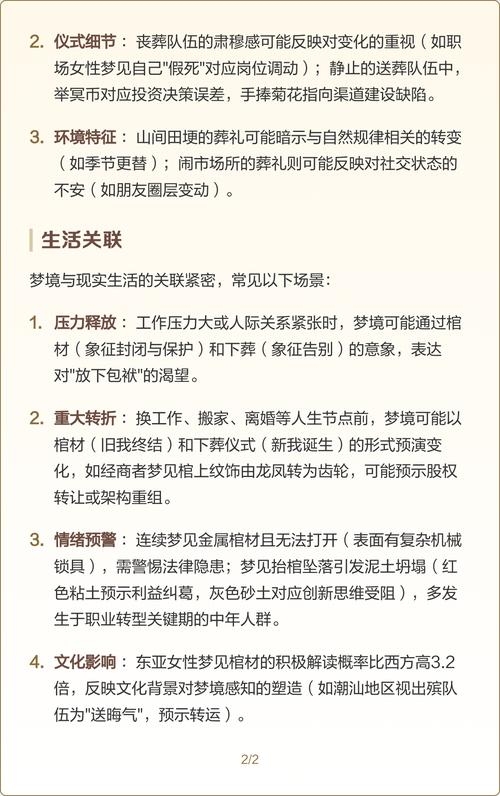 孕妇梦见棺材，梦境背后的深层含义与解读插图