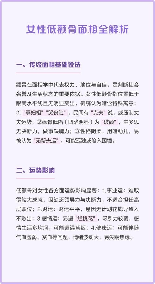 颧骨低面相，传统观念与现代审美的交织插图
