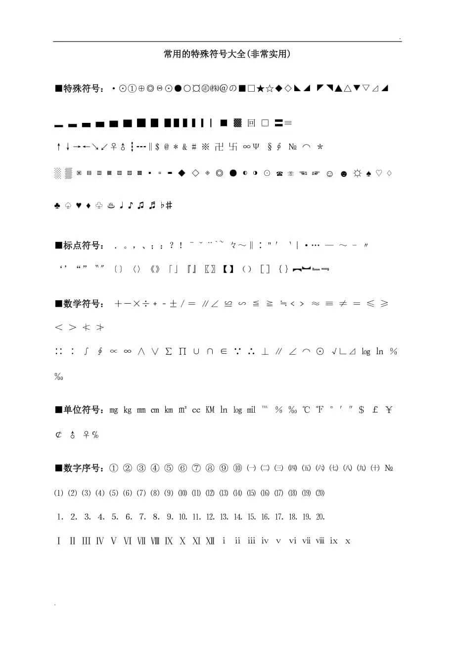 符号大全，解锁数字、字母与特殊符号的无限可能插图