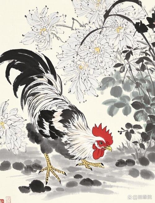 梅花三弄生肖鸡最广泛插图