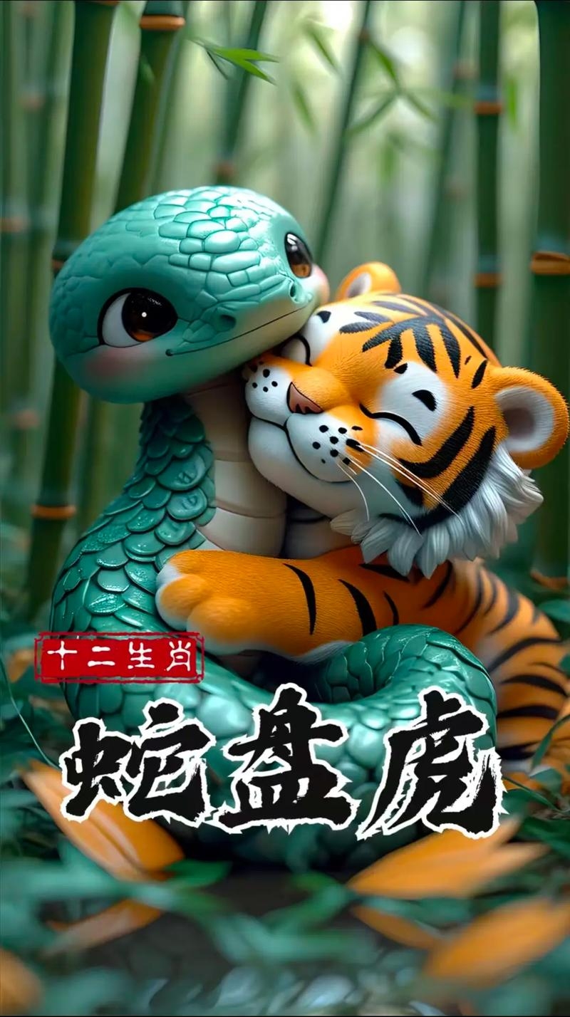 属虎、龙与蛇，独立自主的生肖女插图