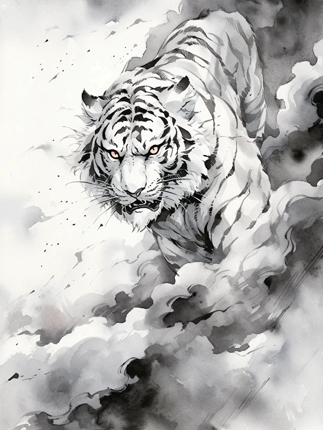 猛虎下山，生肖猴的霸主之姿插图