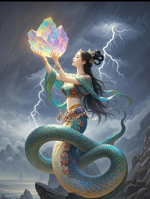 仙后，神话与宇宙的守护者插图