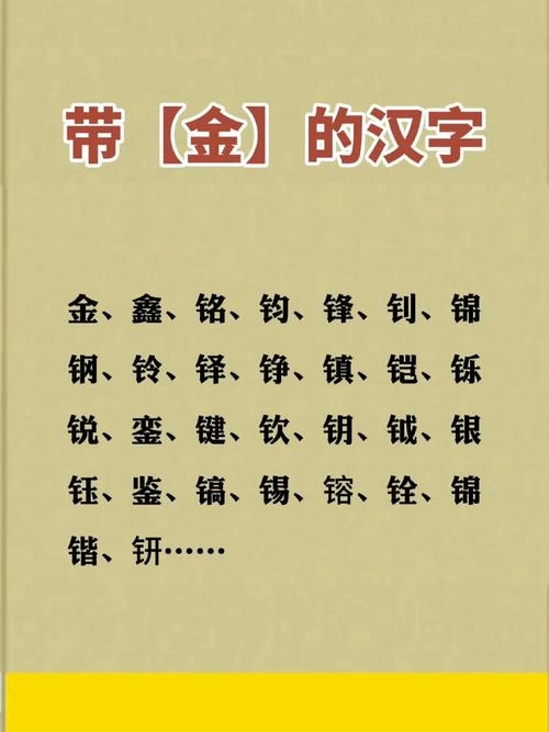 属金的字有哪些,探寻汉字中的金属元素插图 属金的字有哪些,探寻汉字中的金属元素插图