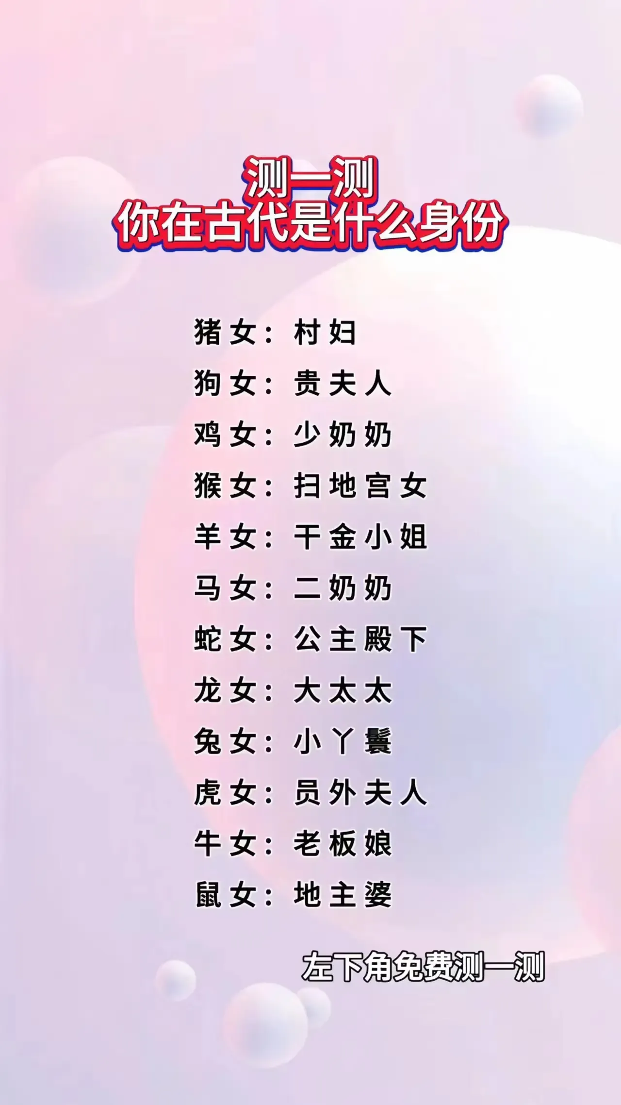 测前世姓名，揭秘你的古代身份！插图