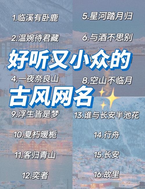 稀少好听，古风至现代，游戏ID个性大赏插图