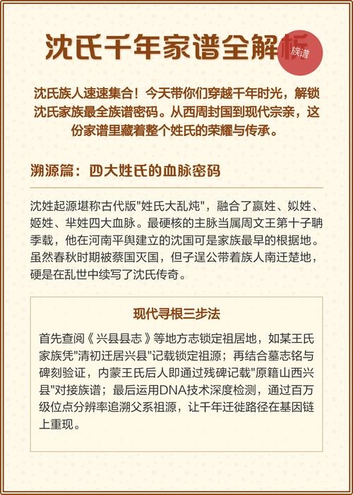 沈氏家族，千年的传承与辉煌传奇插图