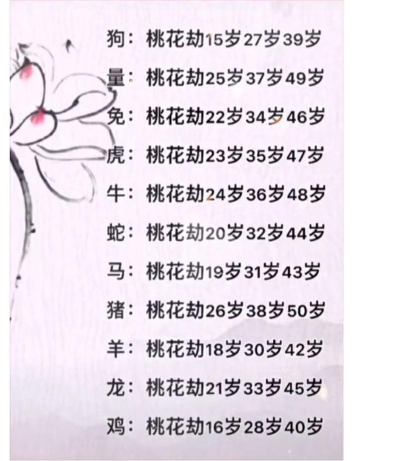 测试桃花运的年龄与决定插图