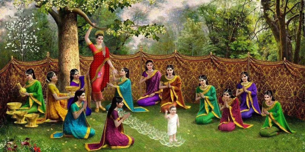 闰四月初八，万物重生的新生节庆插图