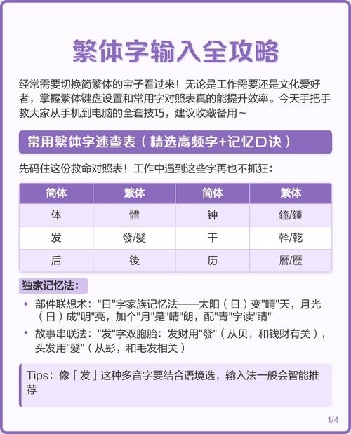 繁体輸入？如何高效提升文字处理的灵活性与精准度？插图
