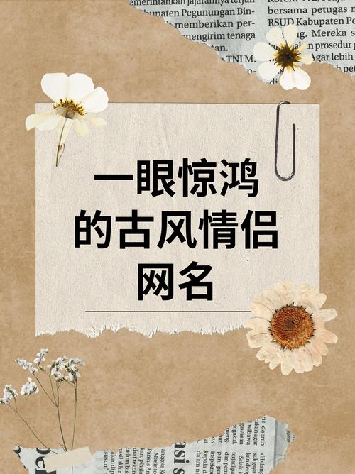 惊艳古风情侣网名大全插图