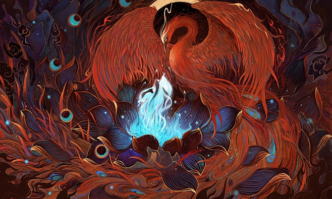 朱雀宫深寓意多才生肖鸡，属火象征活力绽放插图