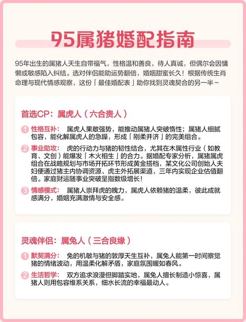 属猪女婚配建议及剖析插图