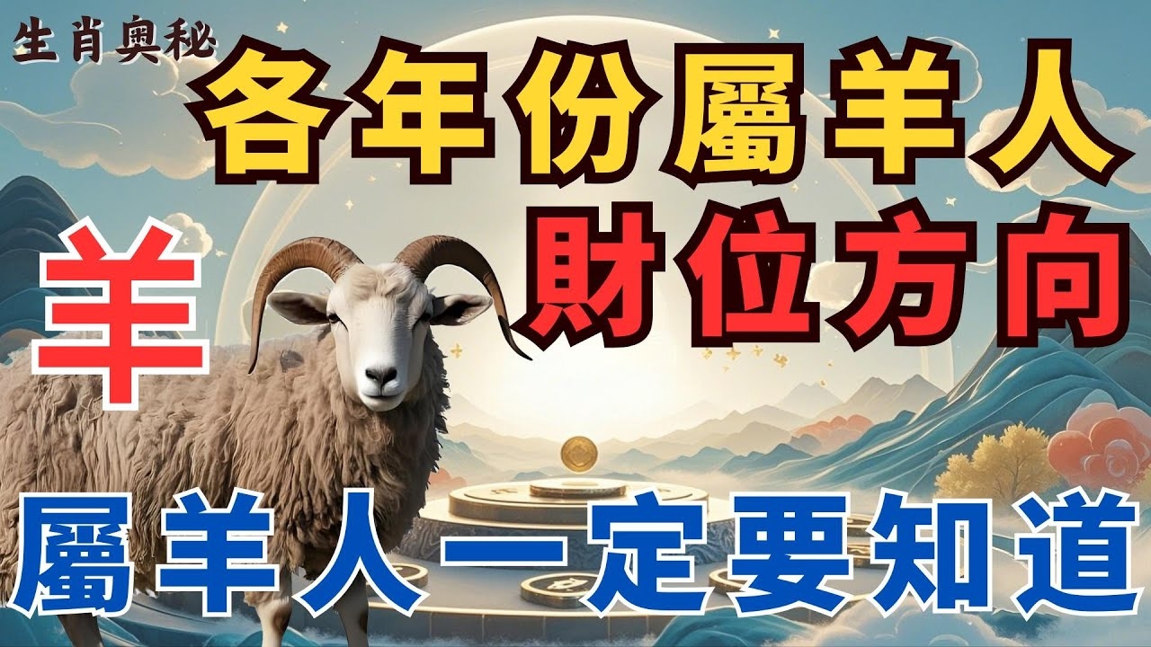 属羊年份的神秘启示，羊年喜与福气并存插图