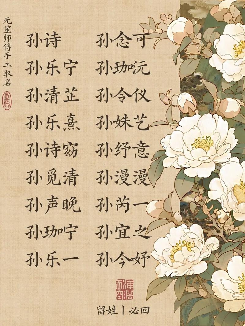 孙姓女孩名字大全2021属兔推荐 | 起名相关插图