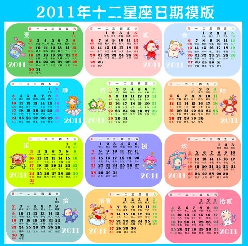 星座日历2025,农历日期全解析插图 星座日历2025,农历日期全解析插图