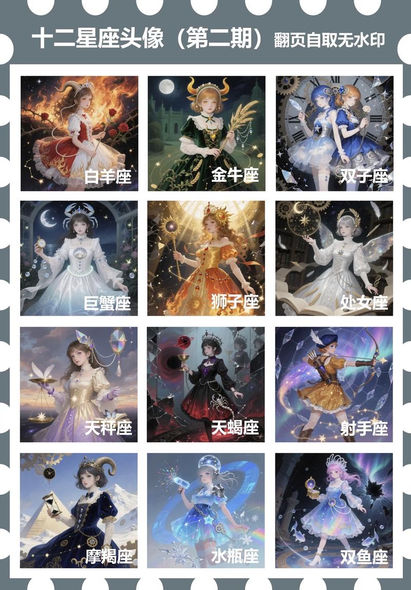 星座头像，解读命运密钥与情感密码插图