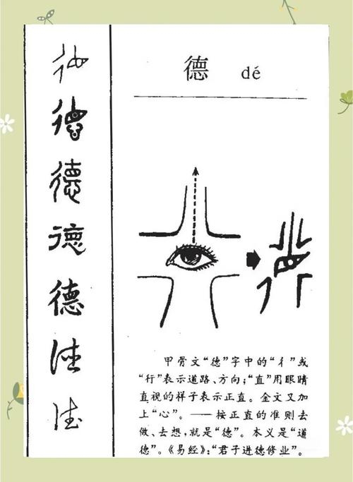 德繁体字，探寻汉字背后的文化深意插图
