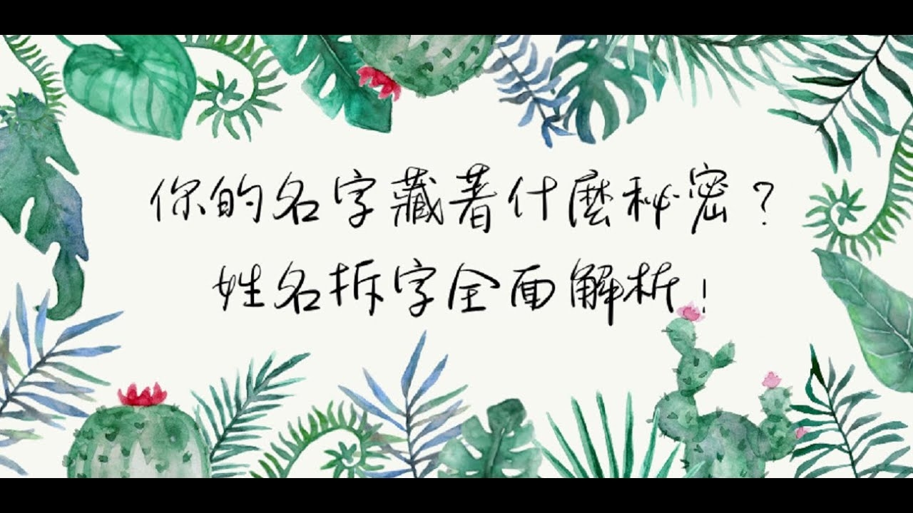 测测我的名字多少分？揭秘姓名背后的隐藏秘密插图