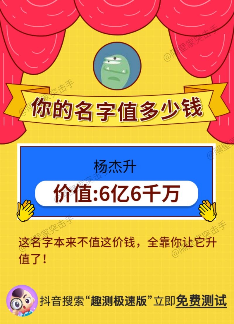 揭秘！你的名字究竟值多少钱？插图