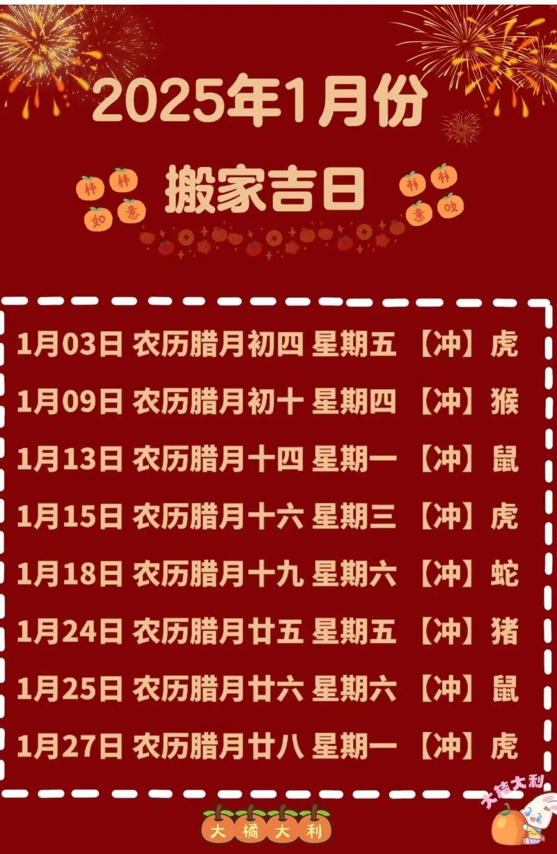 搬迁吉日推荐及注意事项插图 搬迁吉日推荐及注意事项插图