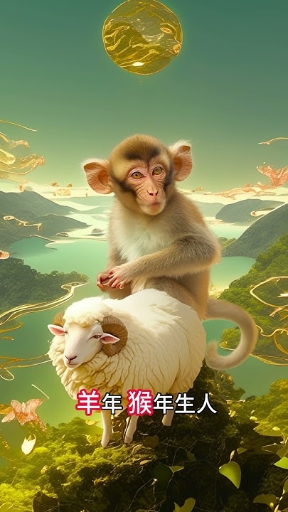 亡羊补牢，生肖接龙——猴插图