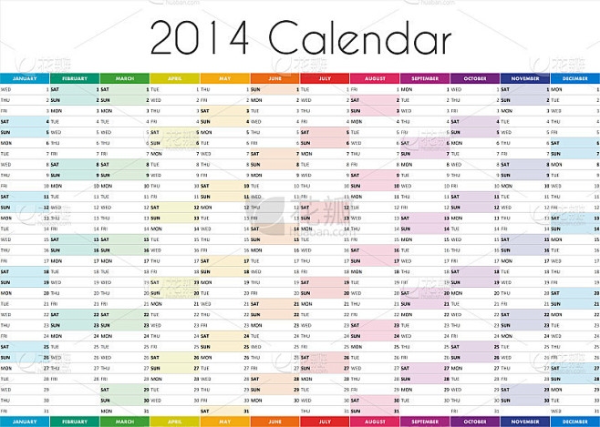 2014年日历定制指南插图