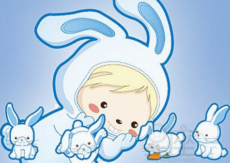 属狗男适合与兔、马相配，二者价值观互补。插图