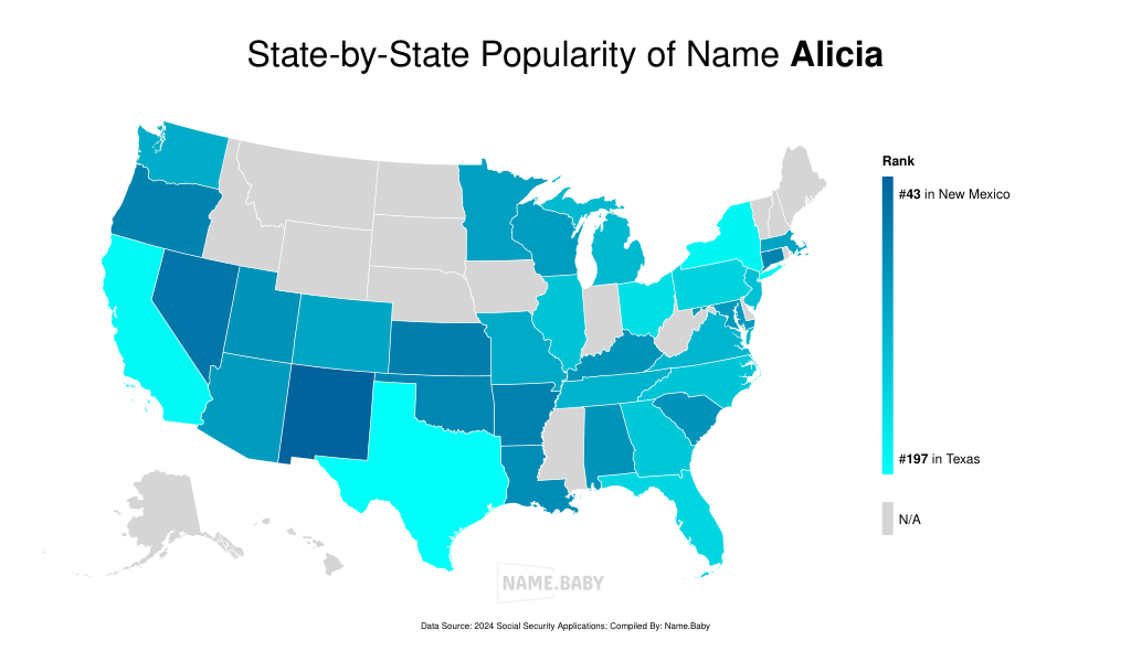 Alicia发音解析，Alicia英文名搭配插图