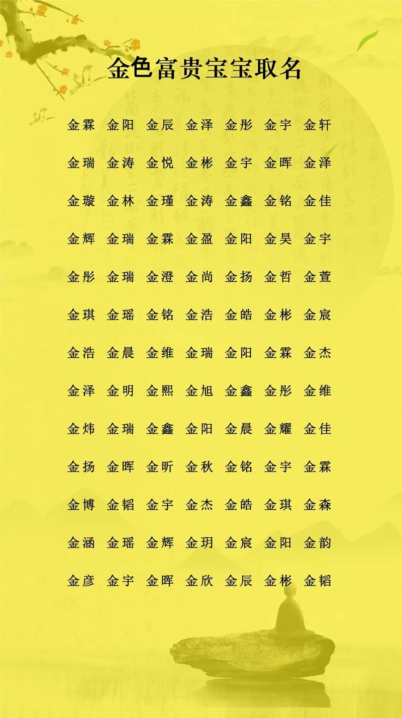 2013年宝宝起名大全，精选金属性名字插图