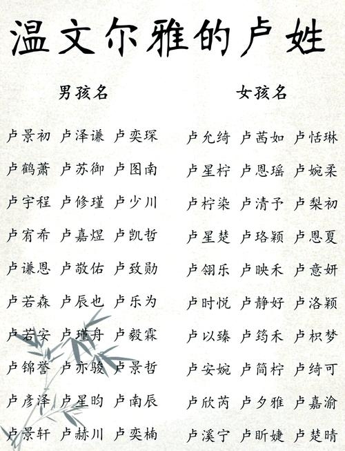 卢姓宝宝起名精选，智慧、阳光与成长并重插图