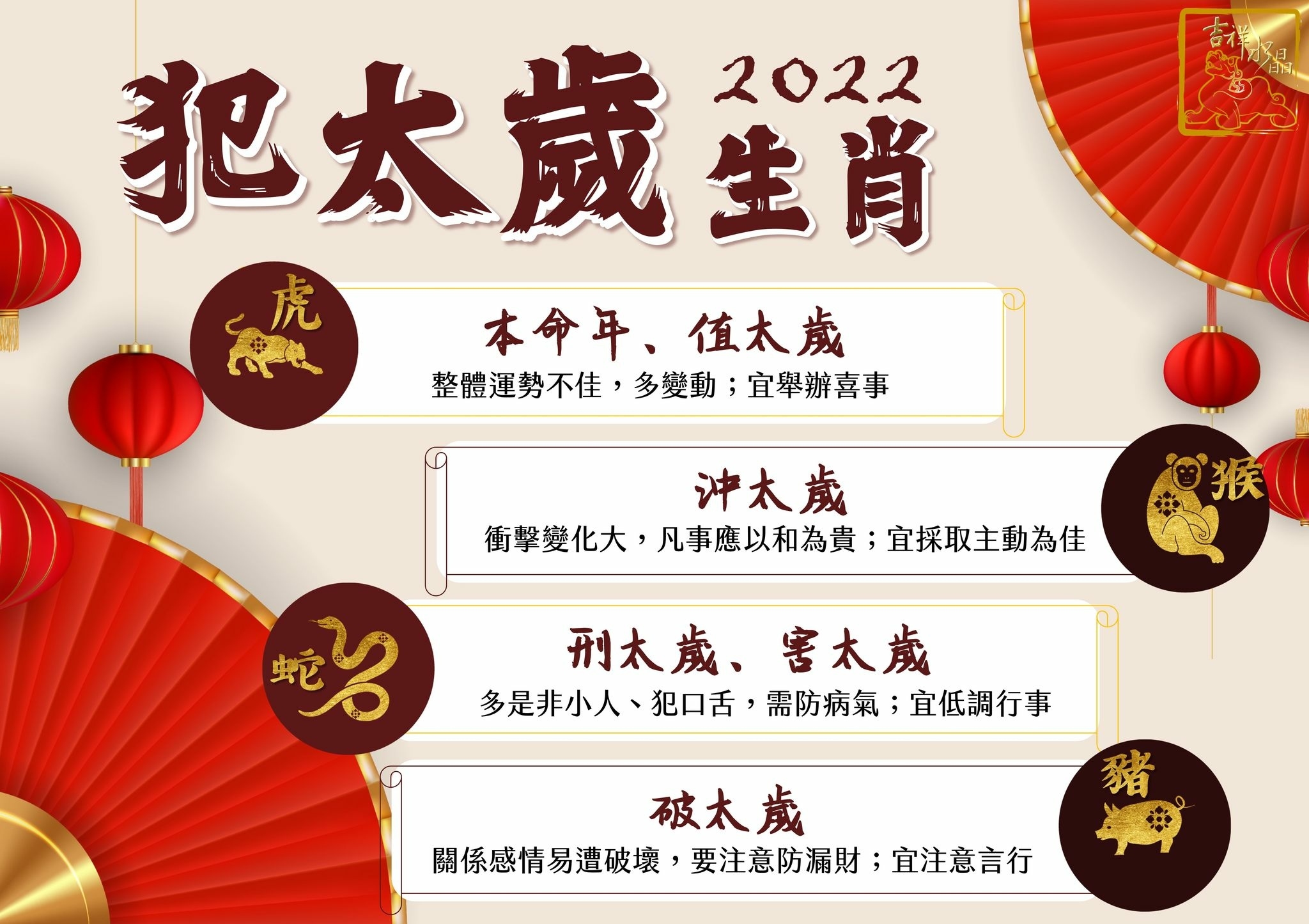 2022年化解太岁妙招，六合生肖饰物助运势插图