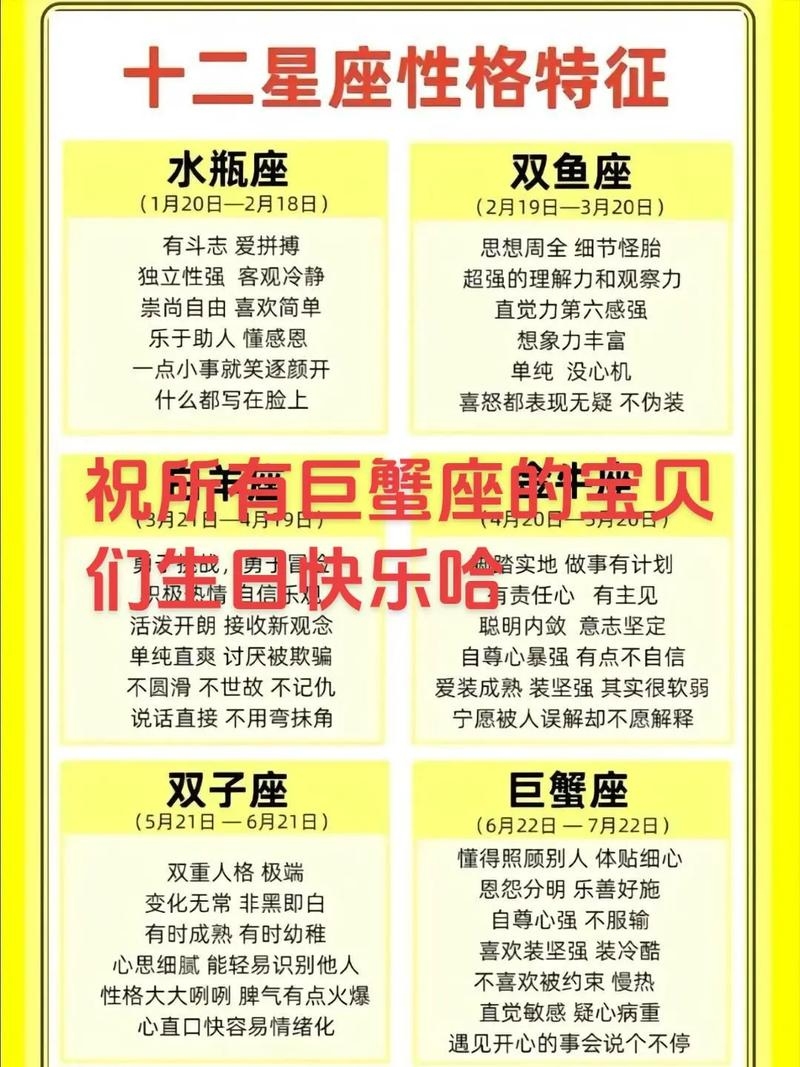 巨蟹座是几月到几月，星座时间解析插图