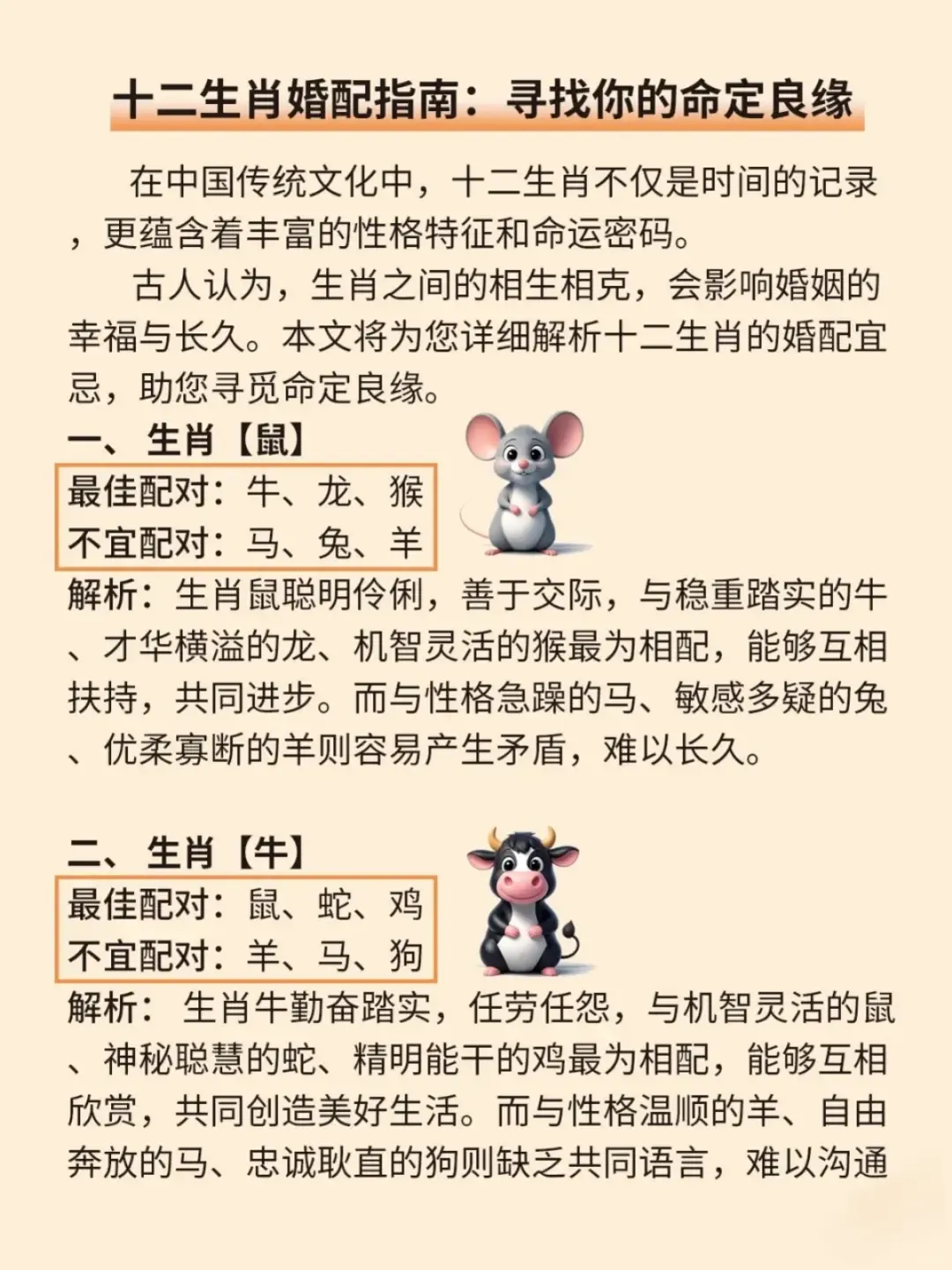 属鼠男最佳婚配，寻找命中注定的缘分插图