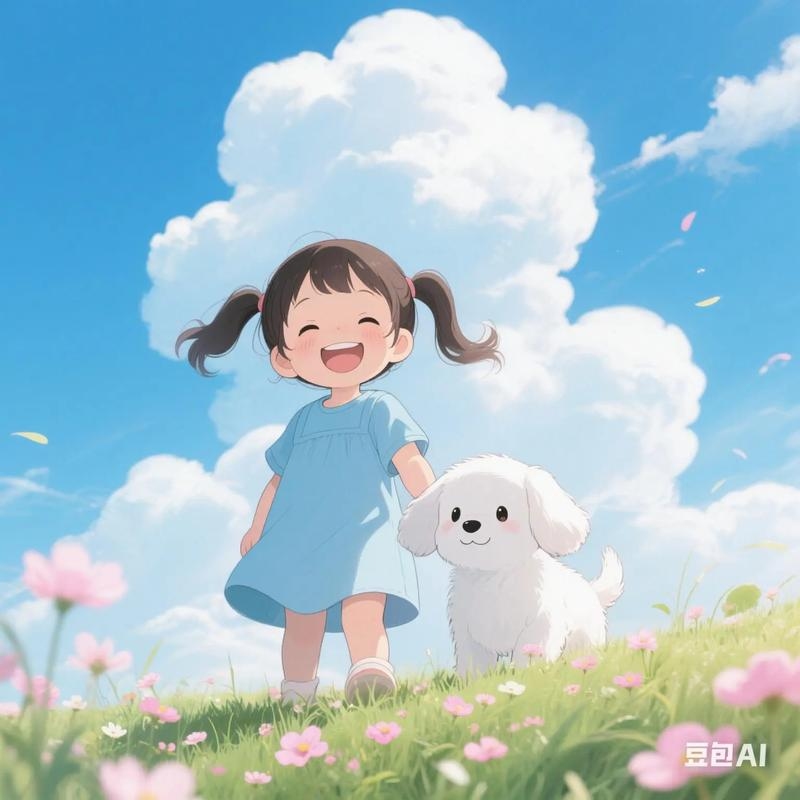 孤云逆天、可爱俏皮插图