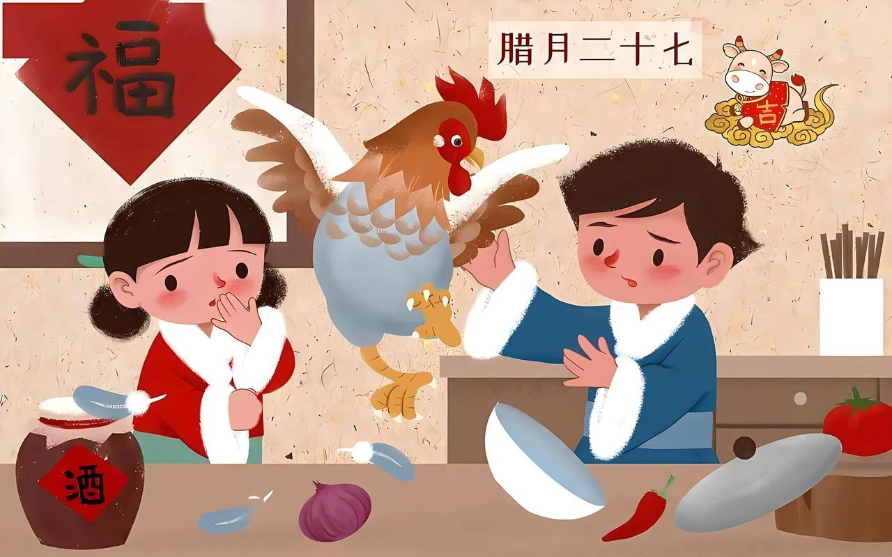 腊月尾牙取生肖，鸡不守土命插图