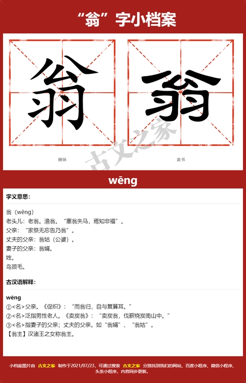 翁组词与拼音的奇妙之旅插图